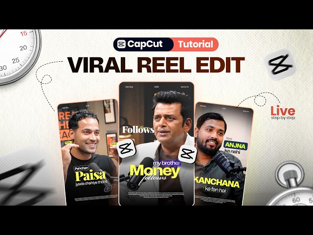 Step by Step Viral REEL EDITING Tutorial in CapCut || CapCut Video Editing Tutorial #capcut