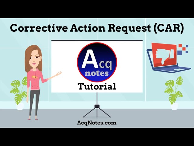 Corrective Action Request (CAR) Tutorial
