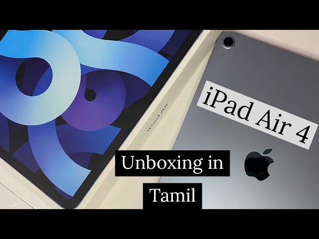 ipad Air 4 Unboxing in Tamil (Sky Blue)