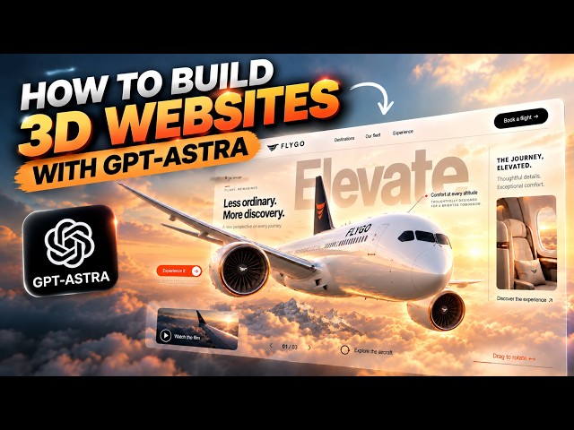 How to Build a 3D Interactive Website with GPT-Astra