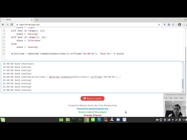 obfuscating python code | inspired by Obfuscated C programs by Bisqwit