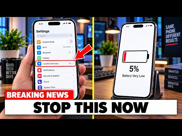 Your Battery Keeps Draining Because Nobody Told You This