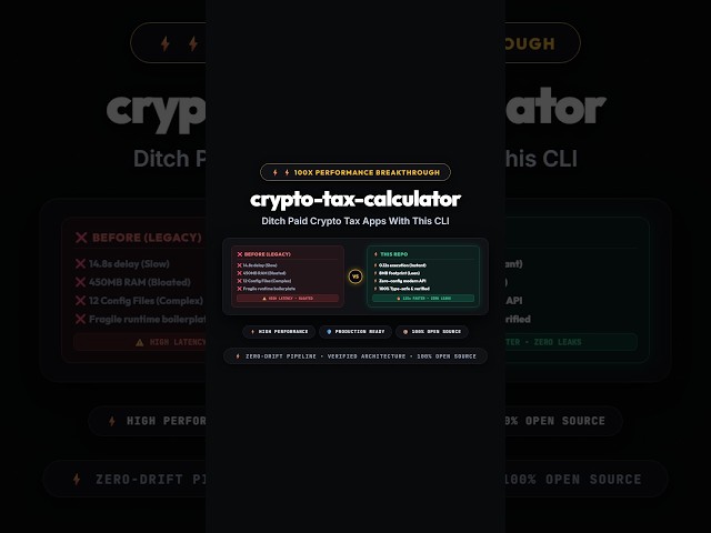 Ditch Paid Crypto Tax Apps With This CLI 💸