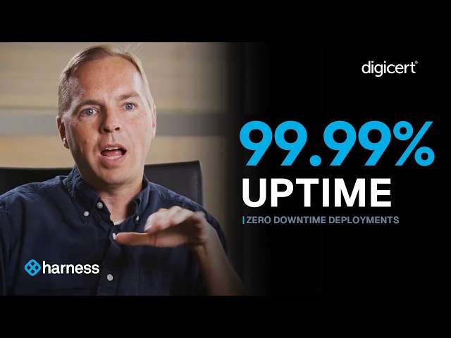 How DigiCert Achieved Four-Nines Uptime with Harness | DevOps Case Study