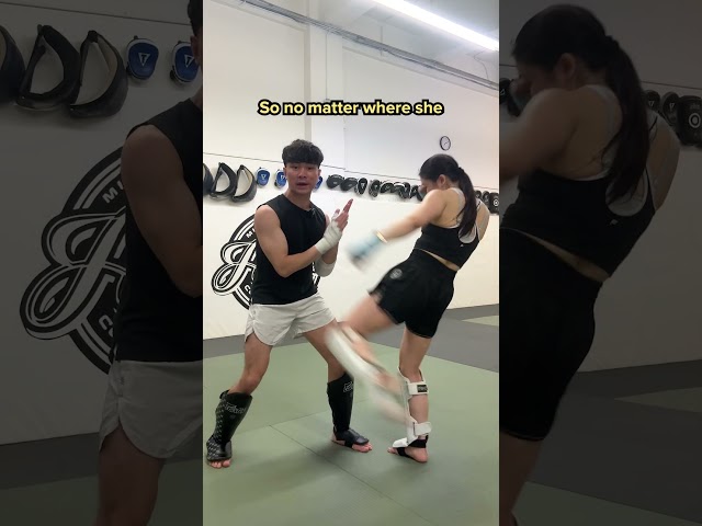 Do NOT block kicks like this