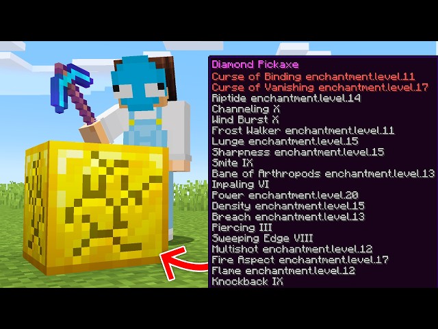 Minecraft, But Mining Enchants Items...
