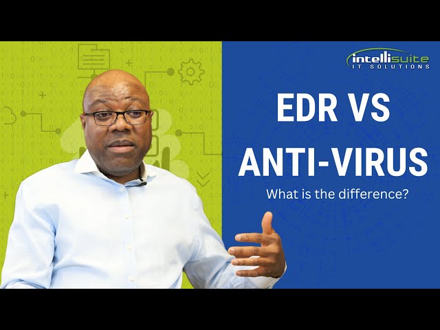 What is the difference between anti-virus and EDR?