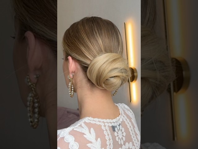 Perfect Bun Tutorial 😍 #hairstyle #beautytips #hairtutorial #hairtok #beautytiips #hair