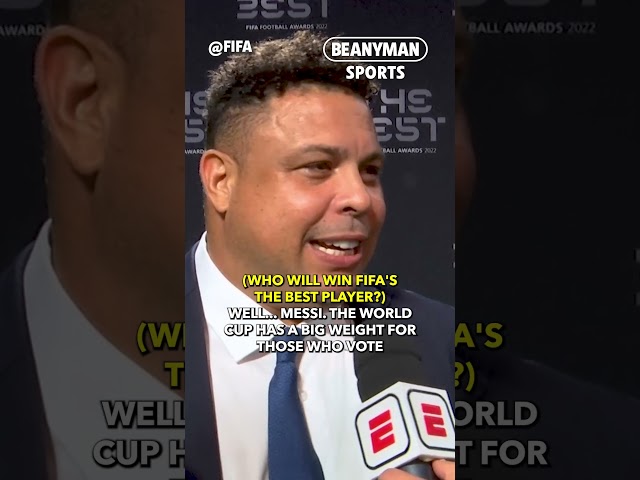 'It's clear to me that Messi will win "The Best player" again tonight. He deserves it!' | Ronaldo