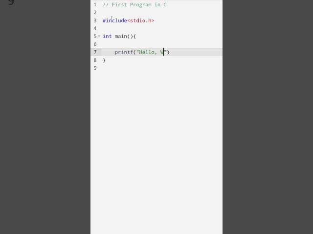 C Programming: Your First 'Hello, World!' Program Tutorial | Beginner's Guide
