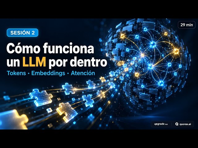 Curso de IA generativa · Sesión 2: cómo funciona un LLM por dentro (tokens, embeddings y atención)