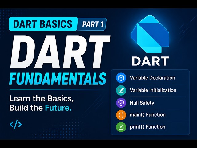 Dart Basics in 10 Minutes! (Variables & Null Safety)