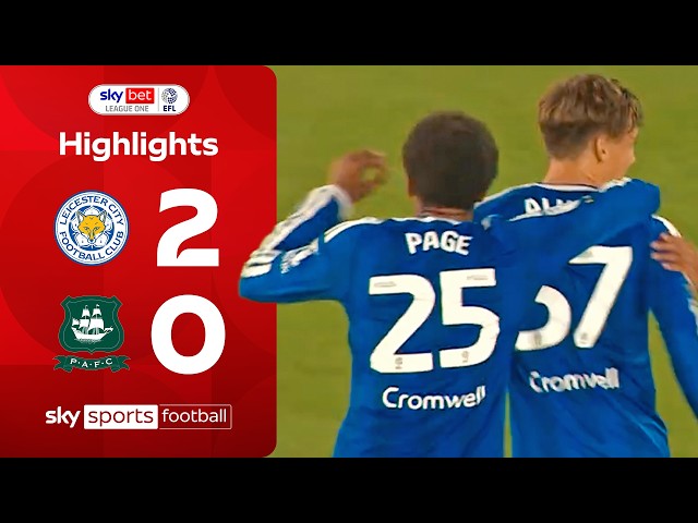 Leicester win first league game of the season! 🦊 | Leicester 2-0 Plymouth Argyle | EFL Highlights