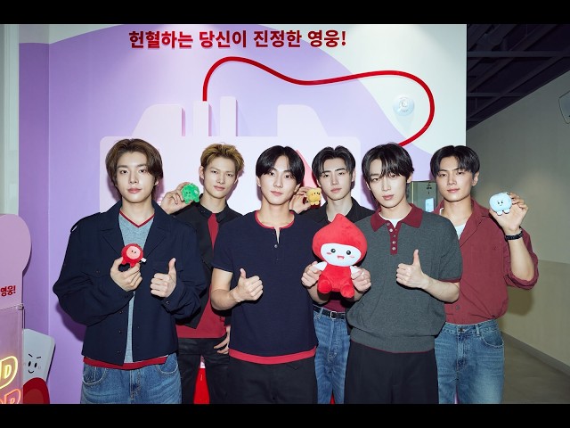 K-Pop ENHYPEN donate blood