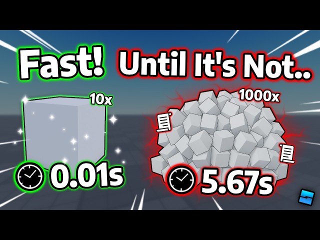 Your Script Is Fast.. Until You Scale It | Roblox Studio