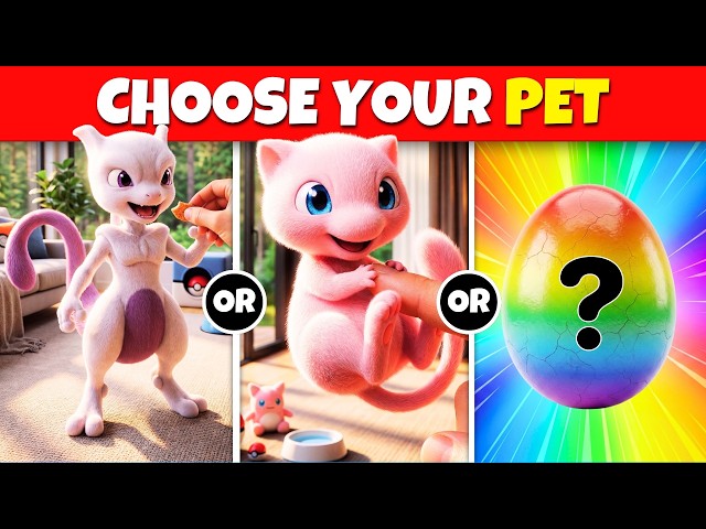 Would You Rather…? Choose Your Pokémon Pet!