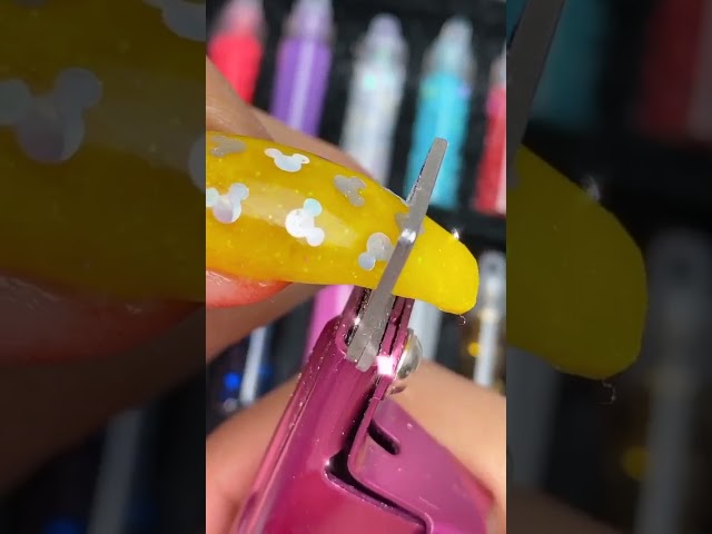 Hi, Bye Instagram @ilysmnails #nailart #nailpolish #acrylicnails #satisfying #slime #glitter #art #f