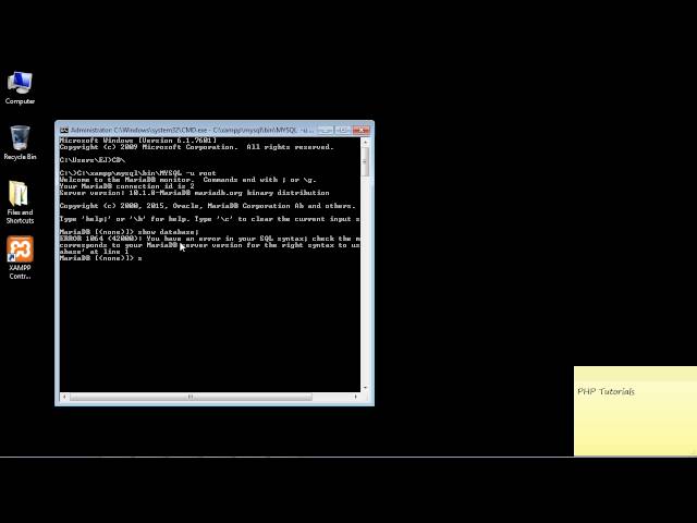 PHP Tutorial for Beginners - MySQL