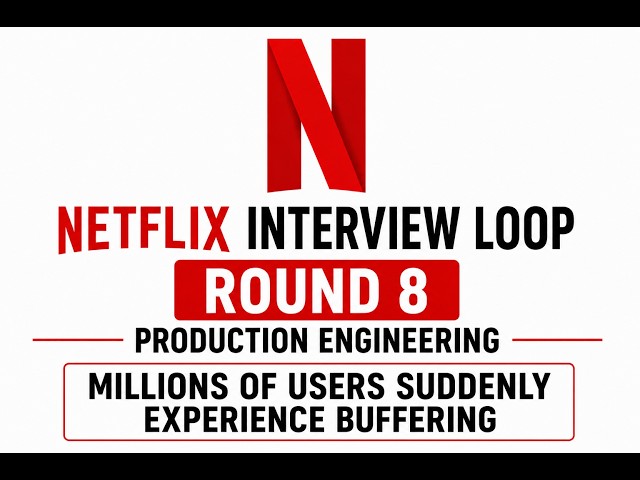 Netflix Interview Loop | Round 8 | Production Engineering | SE, SSE, PSE