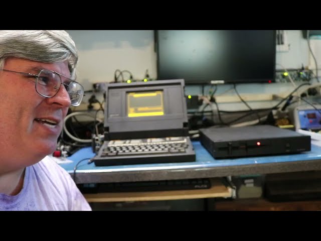 Grid Compass Vintage Computer with Bubble Memory and a Speech Synthesizer