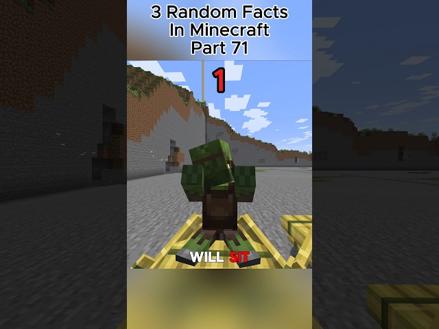 3 Random Facts In Minecraft Part 71