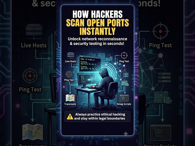 How Hackers Scan Open Ports Instantly