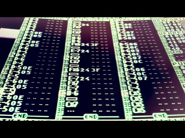 Chiptune song made with a Commodore 64 music tracker (SID Wizard) played by real SID chip 8580R5