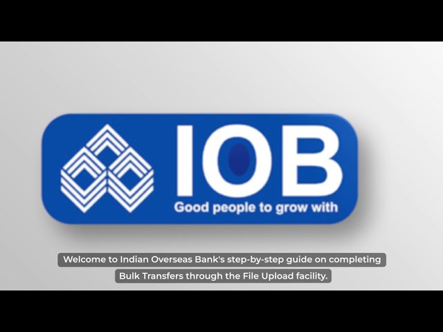 Simplify Bulk Payments with IOB Internet Banking