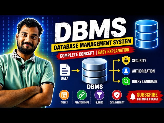 What is DBMS? | Database Management System Explained from Scratch | DBMS for Beginners