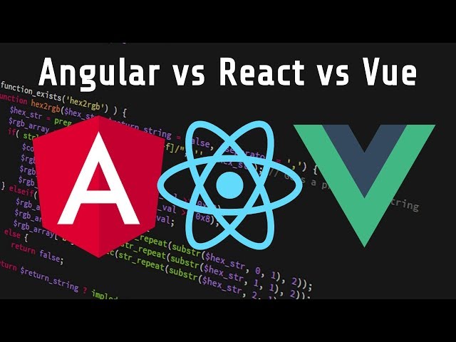 Angular vs React vs Vuejs | Similarities and Differences
