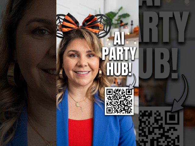 How to build a digital party hub in 60 seconds ⏳ #canva #tutorial #halloween