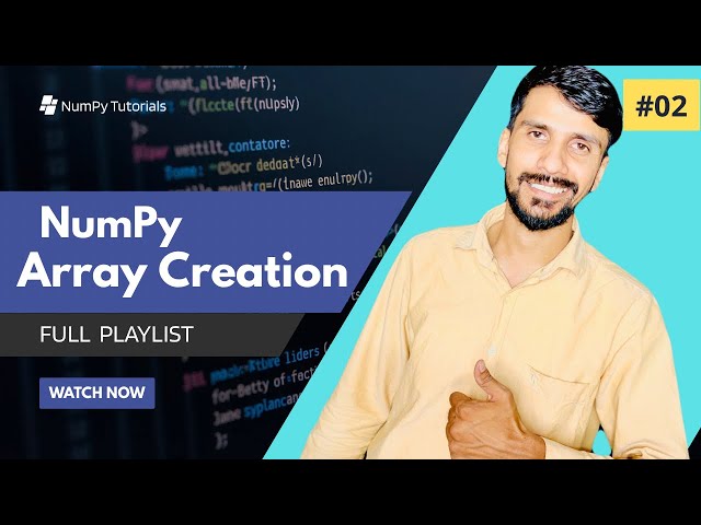 Learn NumPy Array Creation in One Video 🚀 | Python NumPy Tutorial for Beginners