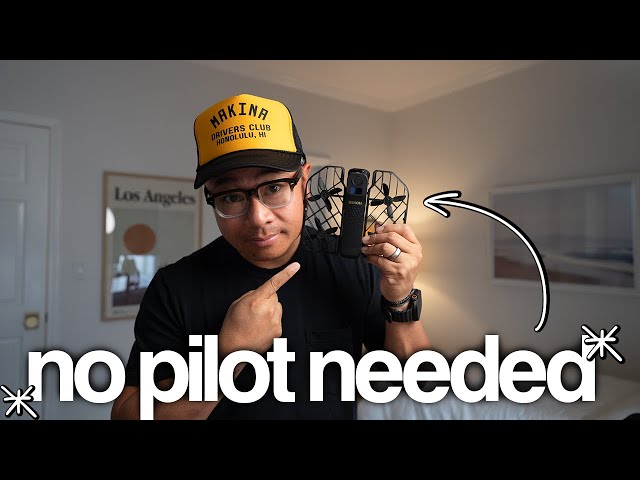 This HOVERAIR X1 PRO MAX 8K Autonomous Vlog Drone Actually Follows You Everywhere