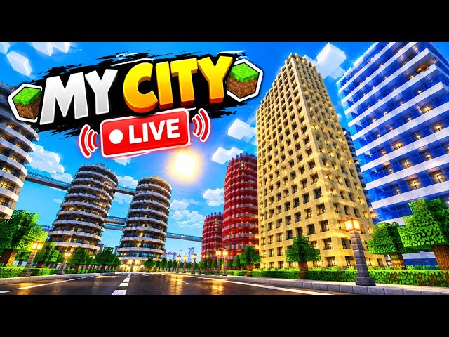 BLUE EYZ GAMER  is live in Minecraft City 🏪
