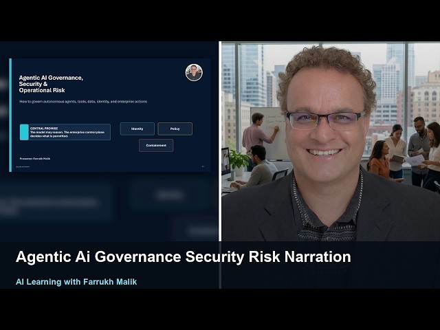 Agentic AI Governance, Security & Operational Risk #AI #GenAI #AISecurity #aigovernance #agenticai