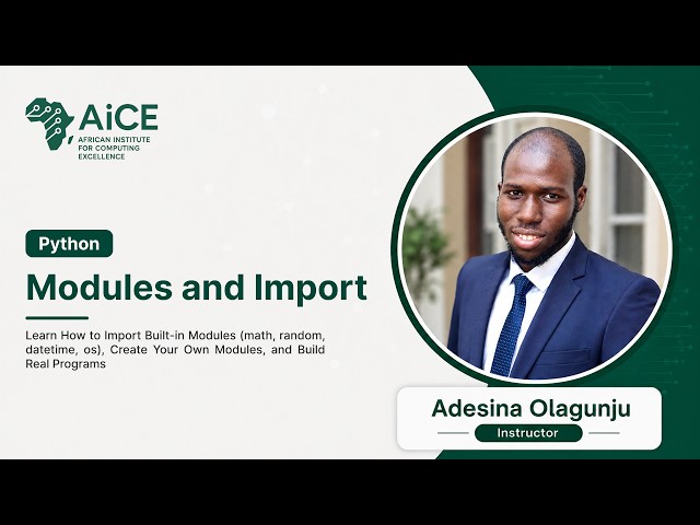 03 Modules and Import