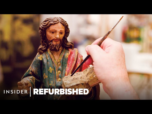 Restoring A 300-Year-Old Wood Sculpture Of St. Paul | Refurbished | Insider
