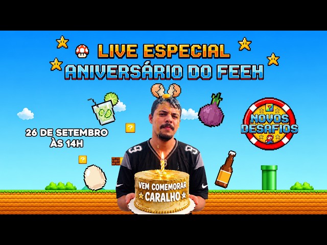 🔴 LIVE ESPECIAL DE ANIVERSARIO DO FEEH l !niver !pix !discord
