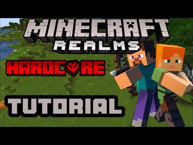 MINECRAFT HARDCORE REALM TUTORIAL - HOW MAKE YOUR REALM A HARDCORE WORLD