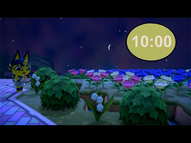10 Minute ACNH Productivity Silent Timer | Focus, Relax, Teach | Calm & Clear Countdown