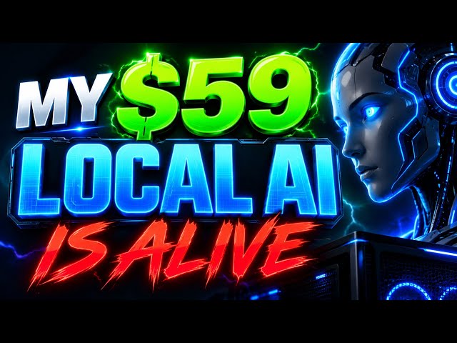 I Built a $59 Local AI on a Raspberry Pi 5… , just now!!!