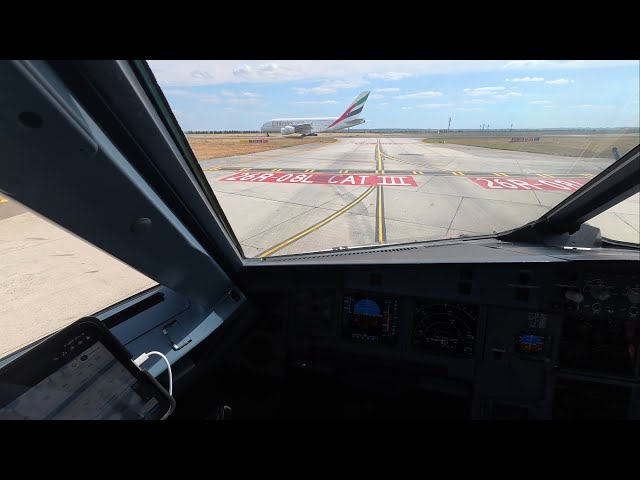 Last Minute Runway Change (A380 Bird Strike) | POV Airbus A320 Cockpit | CDG Prep & Departure