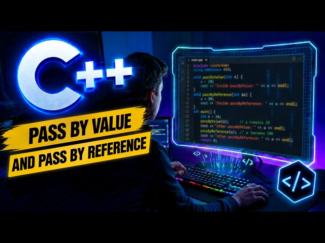 Pass by Value vs Pass by Reference in C++ | Explained with Examples
