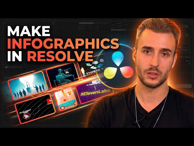 Creating Animated Infographics In Davinci Resolve 20 -  EASY METHOD