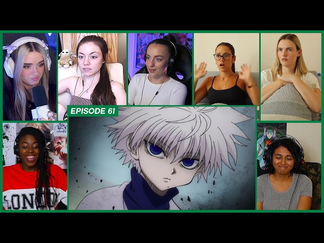 [GIRLS REACT] Gon and Killua Enters Greed Island | HxH Ep 61 Girl Reaction Mashup