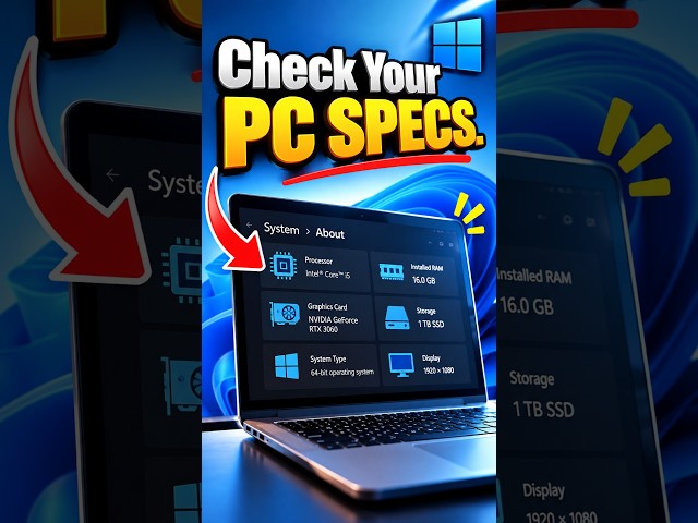 How To Check Your PC Specs in Windows 11 ( 2026 )