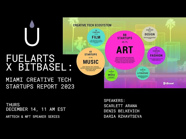 Fuelarts x BitBasel: Miami Creative Tech Startups Report 2023