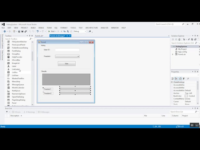 Build a Voting System Using VB.NET | Step by Step