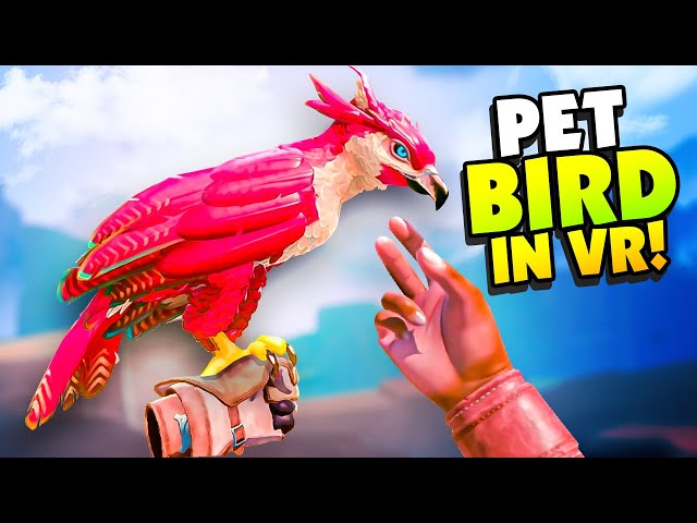 My Pet FALCON Hunts Animals in VR! - Falcon Age VR