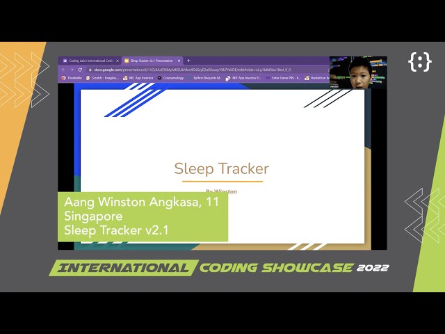 Aang Winston Angkasa, 11, Singapore | Advanced Computer Scientists Project Showcase | ICS 2022